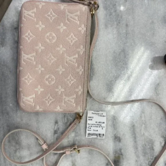 Louis Vuitton Empriente Double Pochette rose - Picture 7 of 15